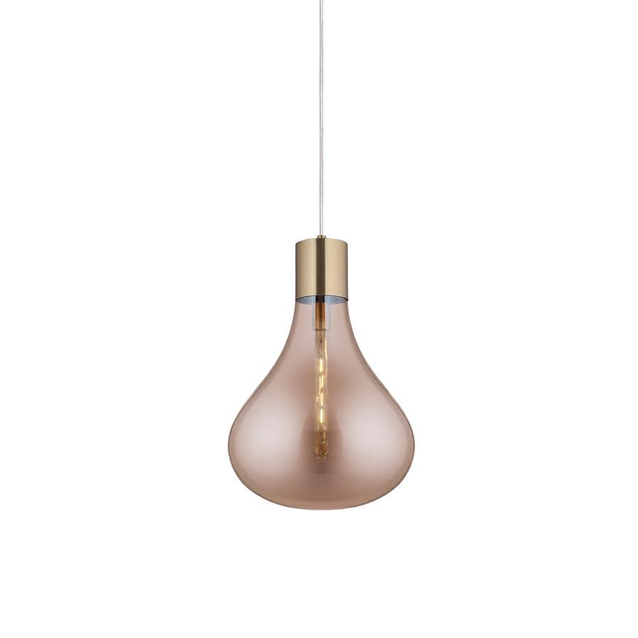 Lampada a sospensione svasata rose gold