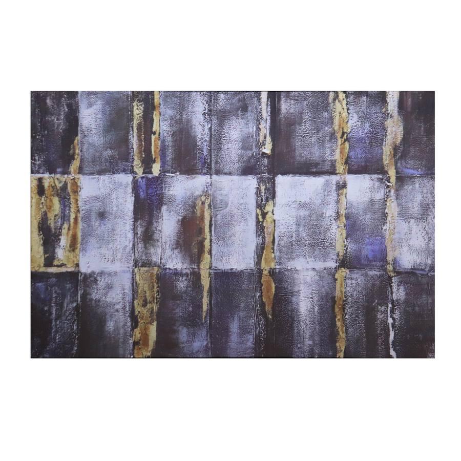 Grande quadro orizzontale blu intenso