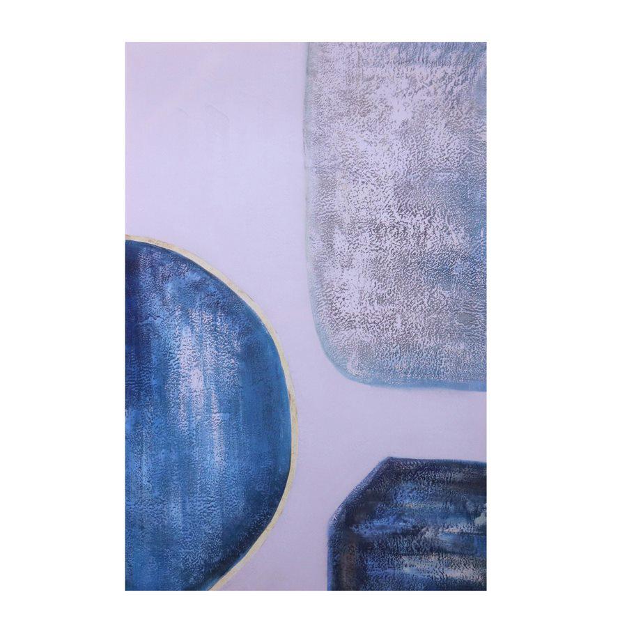 Quadro grande rettangolare gemme blu