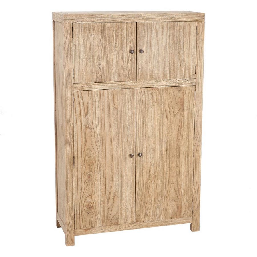 Armadio in legno mango 4 ante