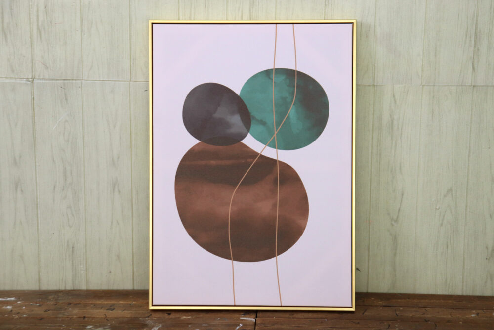 Quadro rettangolare macchie tondeggianti - immagine 2
