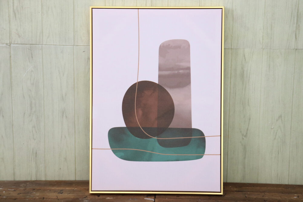 Quadro rettangolare con macchie - immagine 2