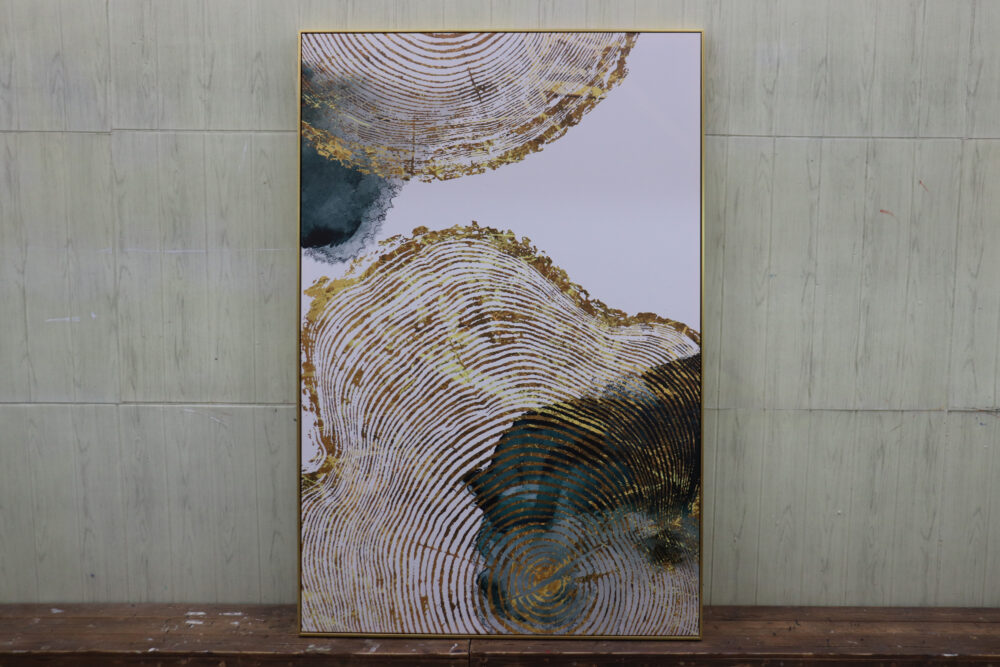 Quadro medio rettangolare sezione tronco oro - immagine 2