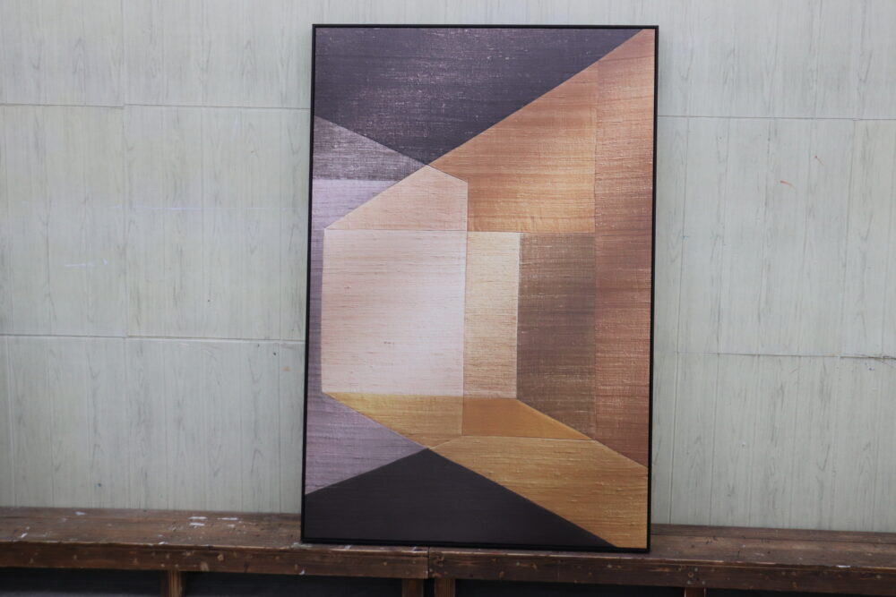 Quadro rettangolare forme sovrapposte - immagine 2