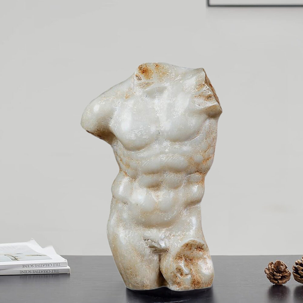 Busto in resina di ispirazione classica - immagine 2