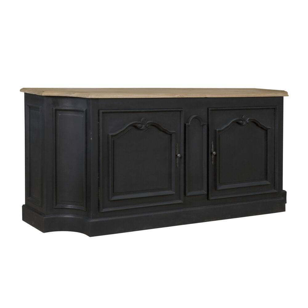 Credenza in legno di rovere con 2 ante