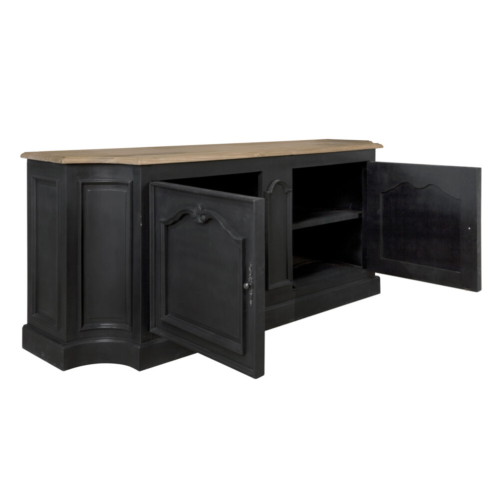 Credenza in legno di rovere con 2 ante - immagine 3
