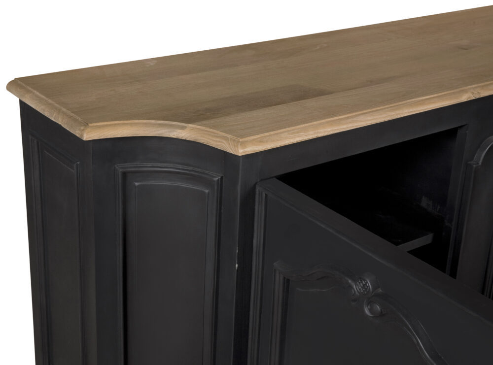 Credenza in legno di rovere con 2 ante - immagine 4