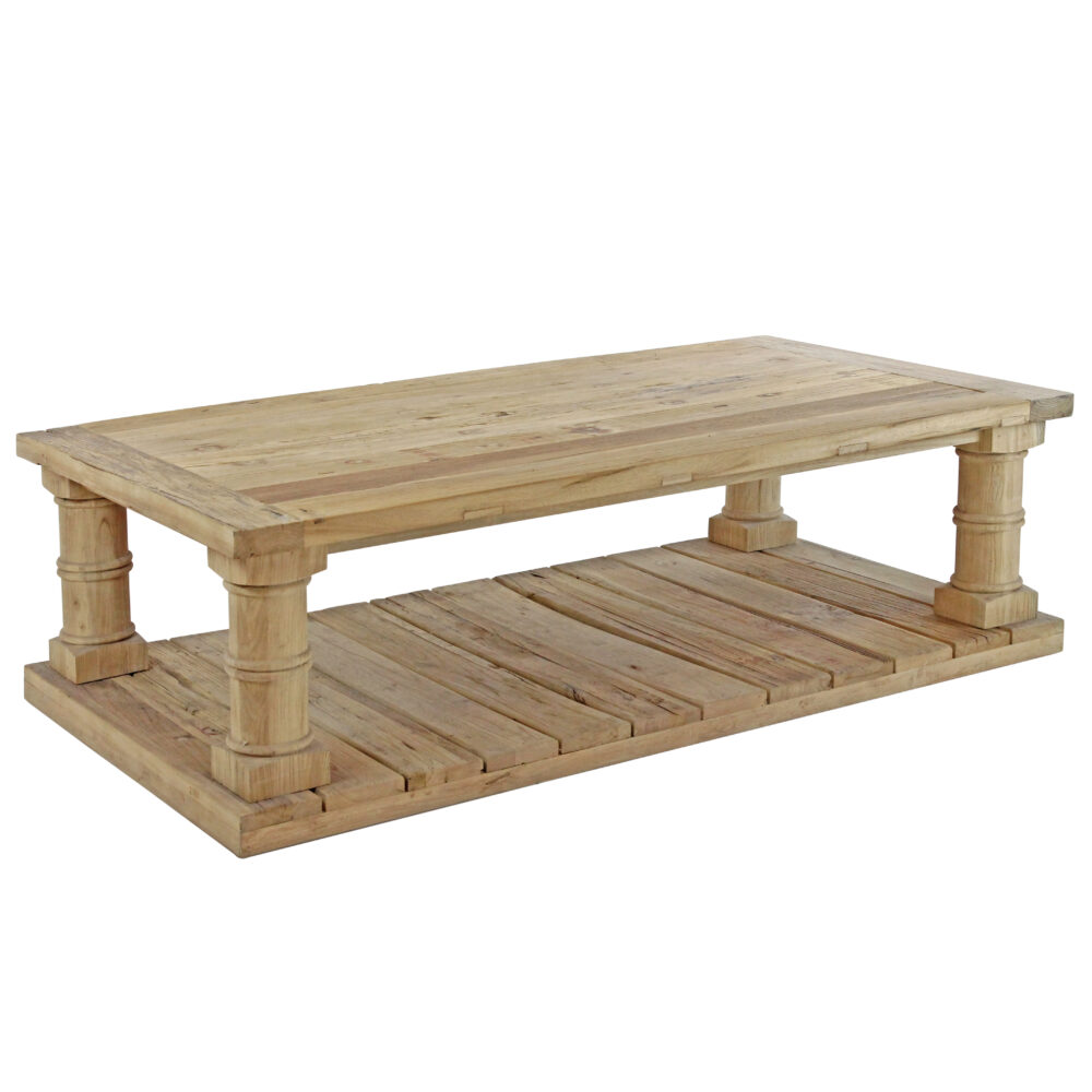 Coffee Table in olmo riciclato