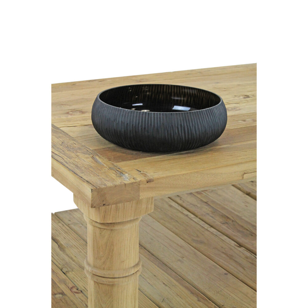 Coffee Table in olmo riciclato - immagine 3