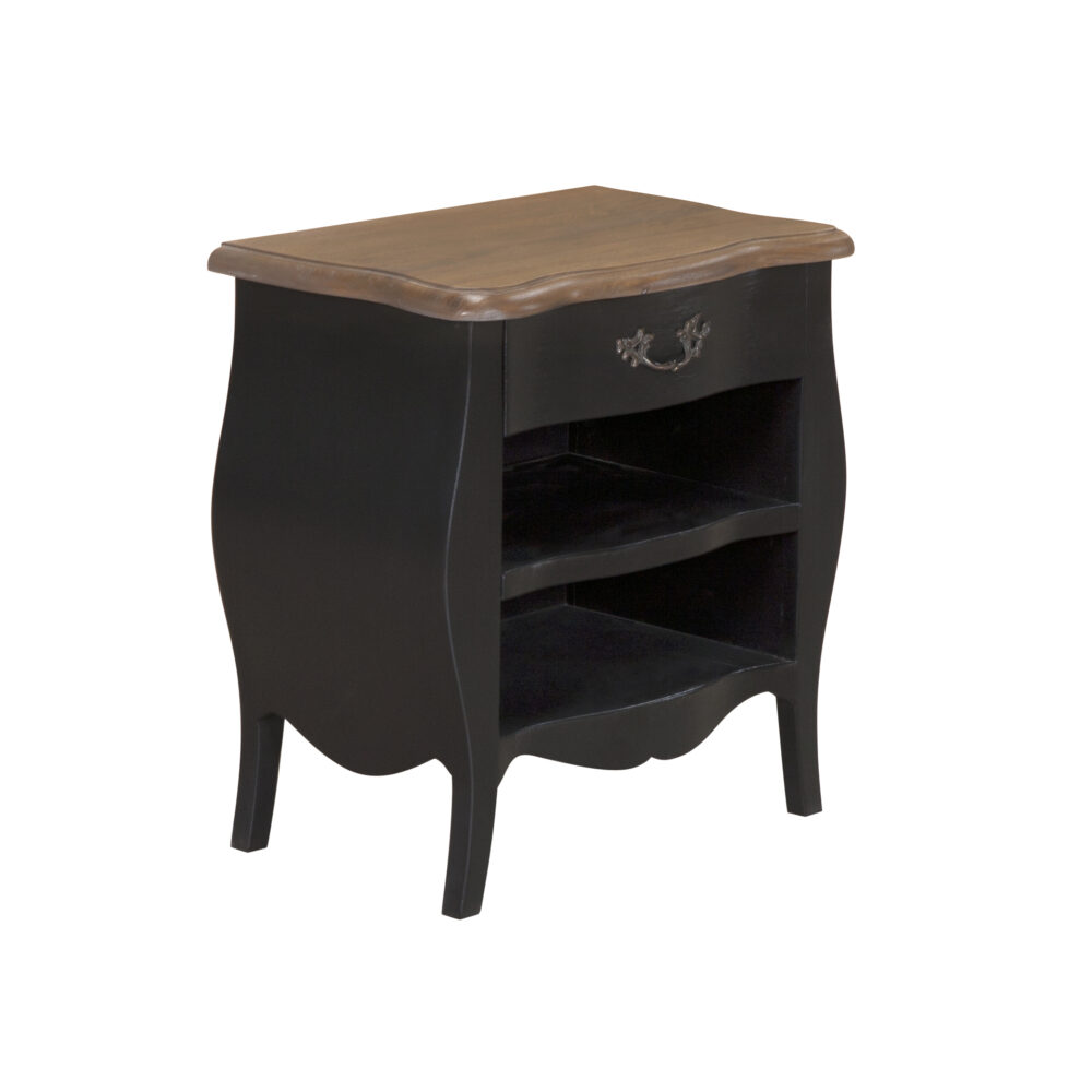 Comodino in legno di rovere con cassetto - immagine 2