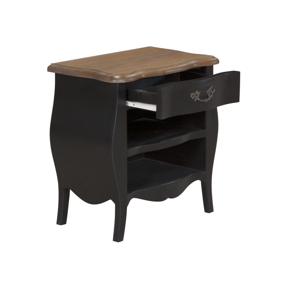 Comodino in legno di rovere con cassetto - immagine 3