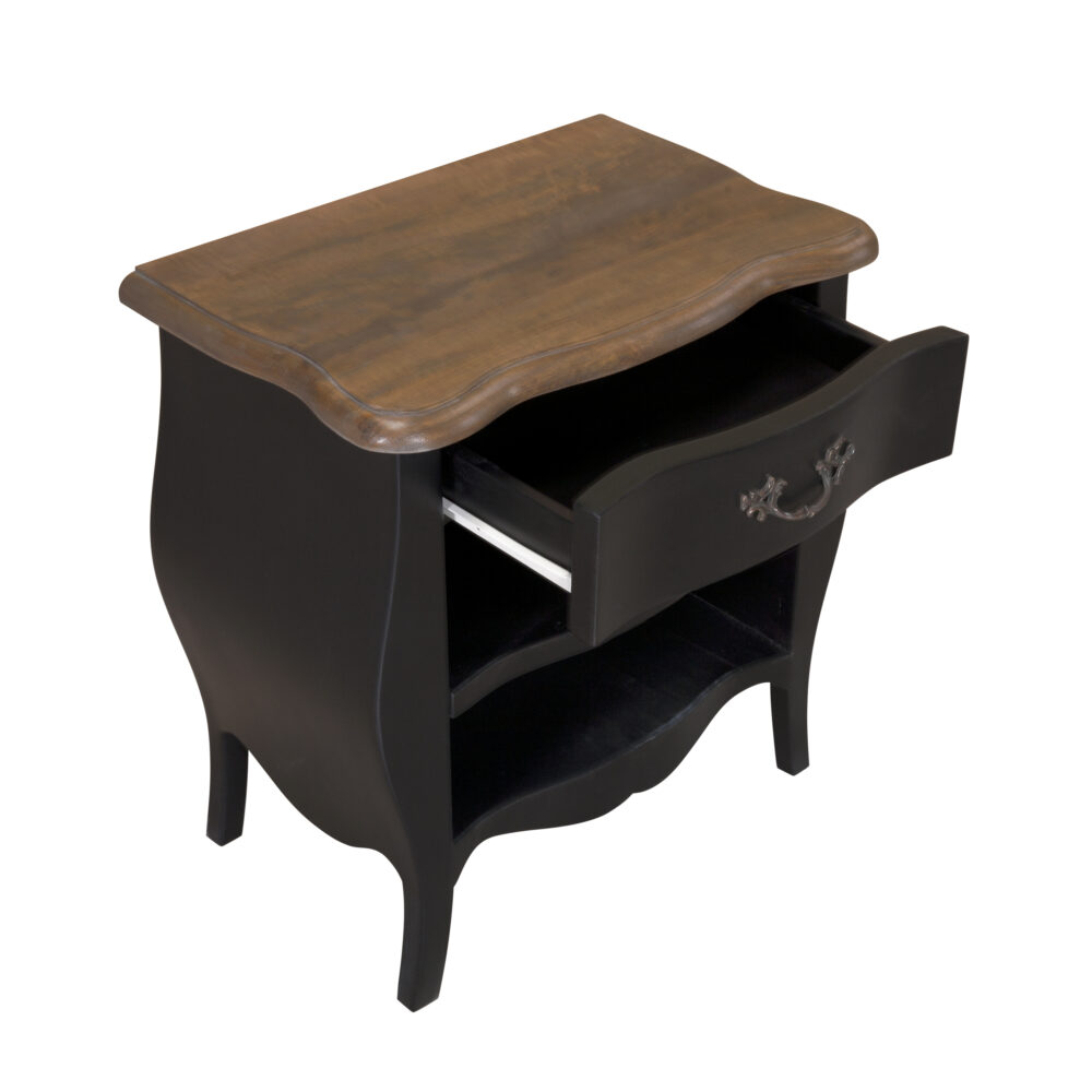 Comodino in legno di rovere con cassetto - immagine 4