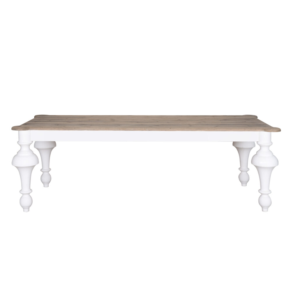 Tavolo bianco allungabile in legno di pino - immagine 2