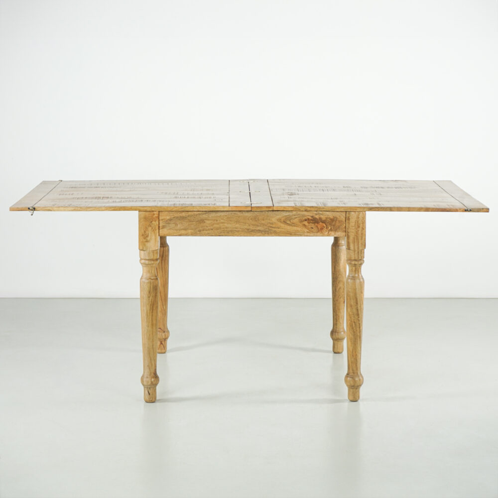 Tavolo Salento estendibile - Naturale - 90/180X90X77 - immagine 4